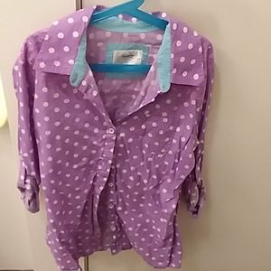 Justice botton down shirt